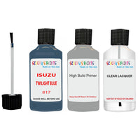 Touch Up Paint For ISUZU ISUZU ( OTHERS ) TWILIGHT BLUE Code 817 Scratch Repair