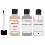 Lacquer metallic paint Porsche Cayenne Vanilla Code L7Ve Scratch Repair Kit