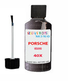 Touch Up Paint For Porsche Carrera Vesuvio Code 40X Scratch Repair Kit