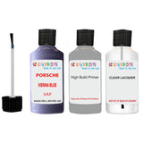 Lacquer metallic paint Porsche 928 Vienna Blue Code 3Af Scratch Repair Kit