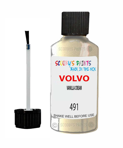 Paint For Volvo C70 Vanilla Cream Code 491 Touch Up Scratch Repair Paint