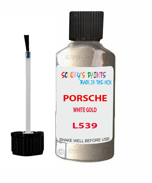 Touch Up Paint For Porsche 911 White Gold Code L539 Scratch Repair Kit