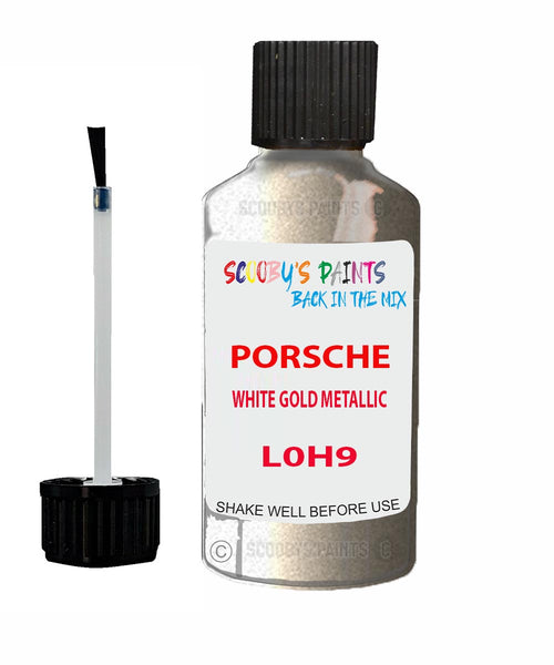 Touch Up Paint For Porsche 911 White Gold Metallic Code L0H9 Scratch Repair Kit