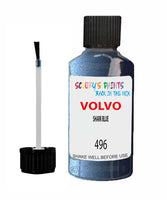 Paint For Volvo Other Models Shark Blue Code 496 Touch Up Scratch Repair Paint