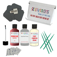 paint scuff chip stone Porsche 928 Wine Red Code X8 Scratch Repair Kit