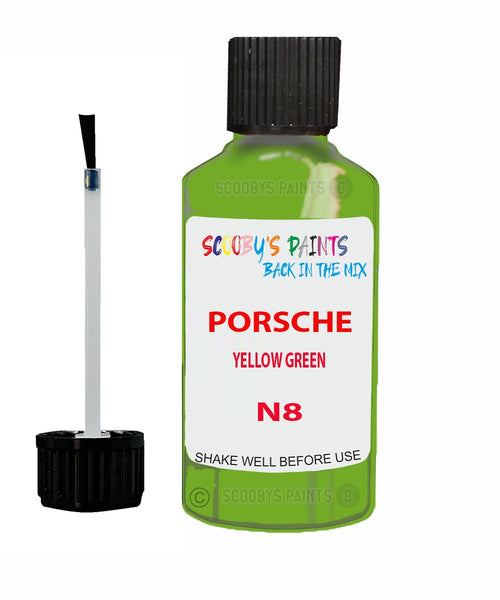 Touch Up Paint For Porsche 912 Yellow Green Code N8 Scratch Repair Kit