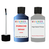 anti rust primer for Porsche 911 Zenith Blue Code 3Ax Scratch Repair Kit