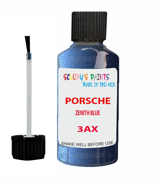 Touch Up Paint For Porsche 911 Zenith Blue Code 3Ax Scratch Repair Kit