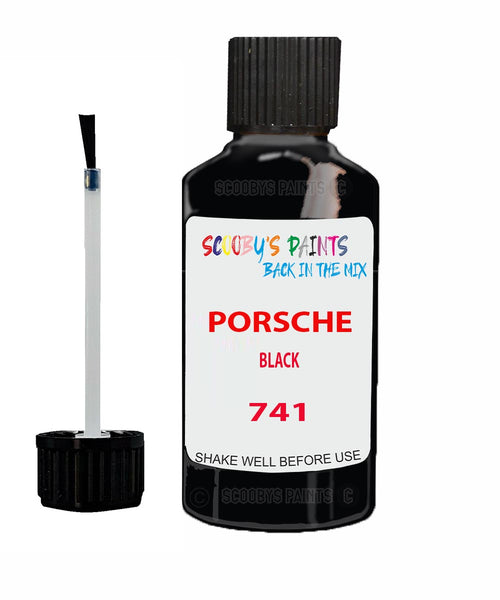 Touch Up Paint For Porsche Other Models Black Code 741 Scratch Repair Kit