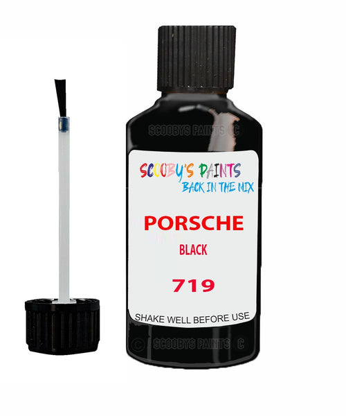 Touch Up Paint For Porsche Other Models Black Code 719 Scratch Repair Kit