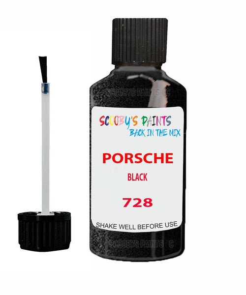 Touch Up Paint For Porsche Other Models Black Code 728 Scratch Repair Kit