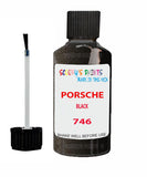 Touch Up Paint For Porsche Boxster Black Code 746 Scratch Repair Kit