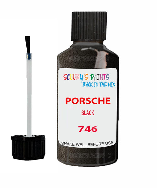 Touch Up Paint For Porsche Boxster Black Code 746 Scratch Repair Kit