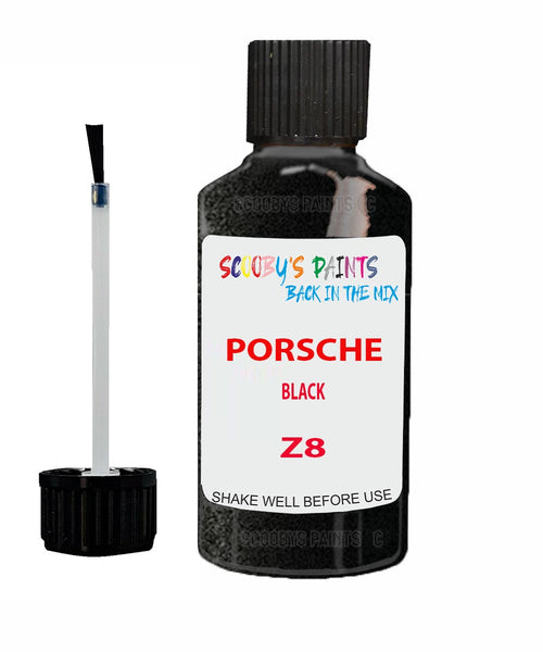 Touch Up Paint For Porsche 911 Black Code Z8 Scratch Repair Kit