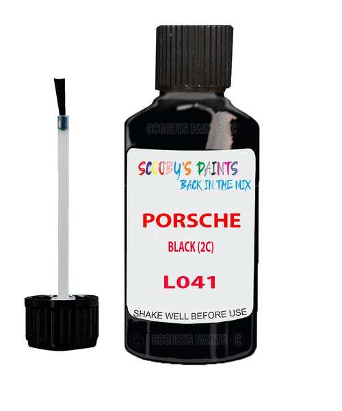 Touch Up Paint For Porsche 911 Black (2C) Code L041 Scratch Repair Kit