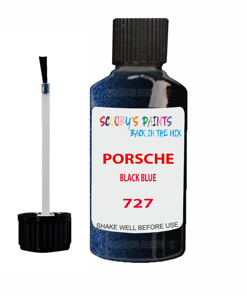 Touch Up Paint For Porsche Other Models Black Blue Code 727 Scratch Repair Kit