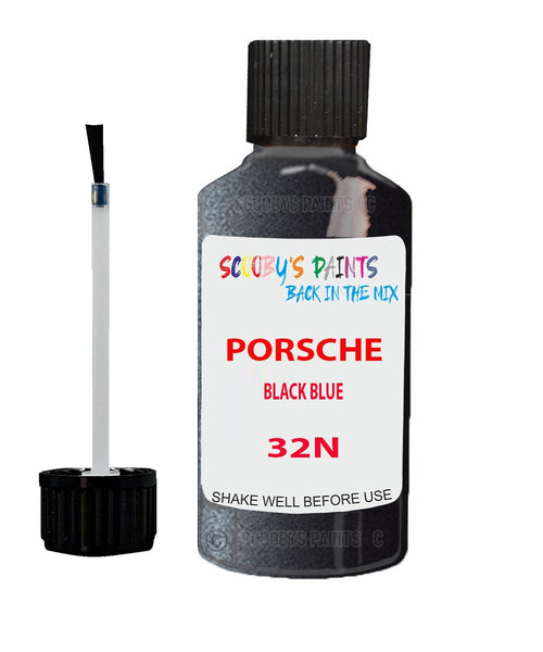 Touch Up Paint For Porsche Other Models Black Blue Code 32N Scratch Repair Kit