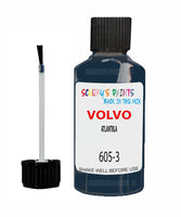 Paint For Volvo 200 Series Atlantbla Code 605-3 Touch Up Scratch Repair Paint
