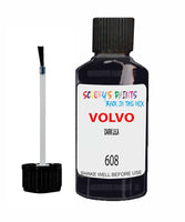 Paint For Volvo 900 Series Dark Lila Code 608 Touch Up Scratch Repair Paint