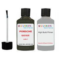 anti rust primer for Porsche Other Models Black Olive Code 2A7 Scratch Repair Kit