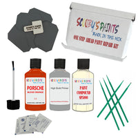 paint scuff chip stone Porsche 911 Blood Orange Code 23 Scratch Repair Kit