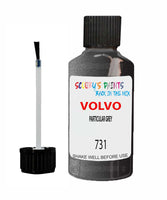 Paint For Volvo V60 Particular Grey Code 731 Touch Up Scratch Repair Paint