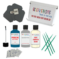 paint scuff chip stone Porsche Boxster Blue Tuerkis Code 3As Scratch Repair Kit