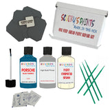 paint scuff chip stone Porsche Boxster Blue Tuerkis Code 3As Scratch Repair Kit