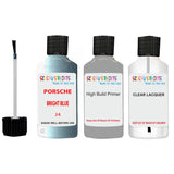 Lacquer metallic paint Porsche 928 Bright Blue Code J4 Scratch Repair Kit