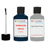 anti rust primer for Porsche Other Models Albert Blue Code 7018 Scratch Repair Kit