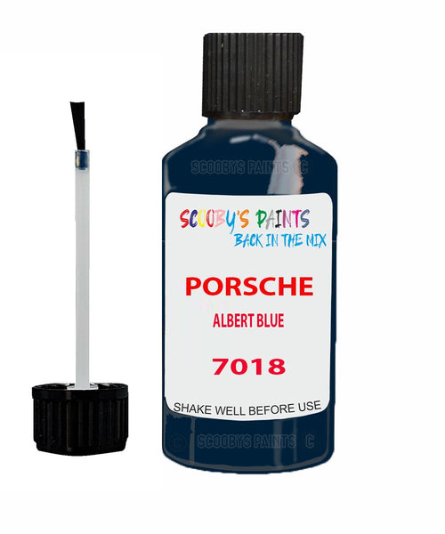 Touch Up Paint For Porsche Other Models Albert Blue Code 7018 Scratch Repair Kit