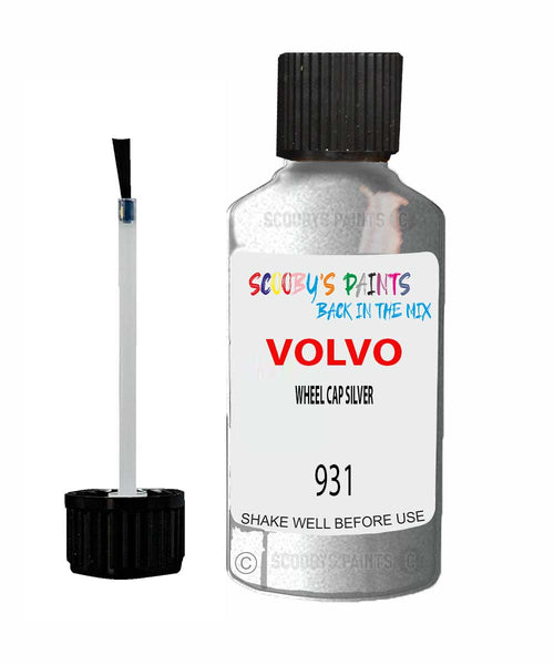 Paint For Volvo Other Models Wheel Cap Silver Code 931 Touch Up Scratch Repair Paint