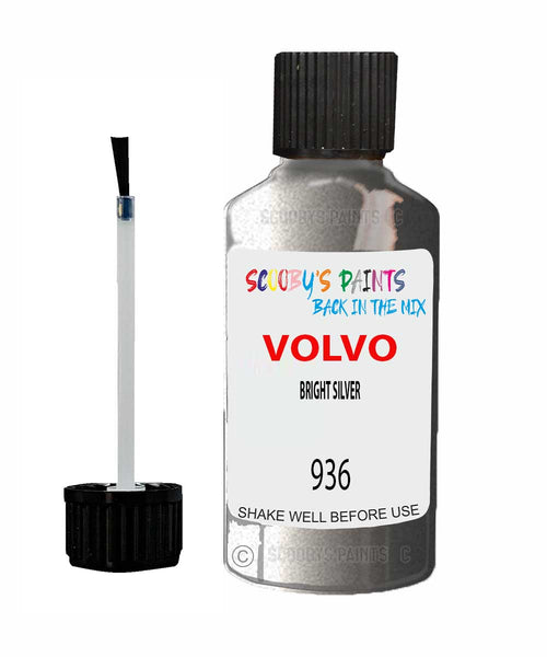 Paint For Volvo V50 Bright Silver Code 936 Touch Up Scratch Repair Paint