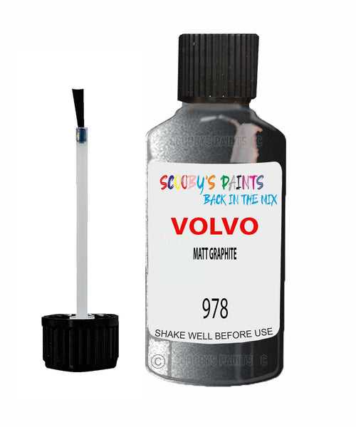 Paint For Volvo Other Models Matt Graphite Code 978 Touch Up Scratch Repair Paint