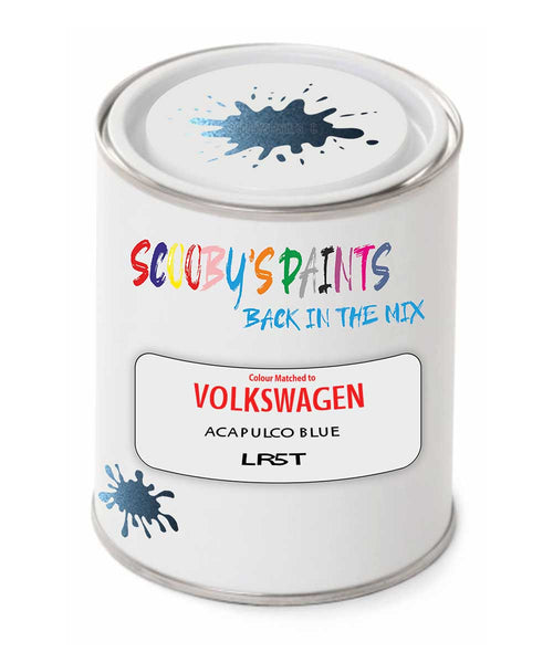 spray gun 2 pack paint Volkswagen Acapulco Blue Code: Lr5T