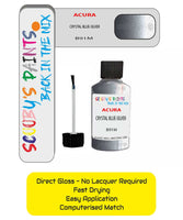 Paint For Acura Tl Crystal Blue-Silver Code B91M Touch Up Scratch Stone Chip Repair