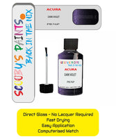 Paint For Acura Integra Dark Violet Code Pb76P Touch Up Scratch Stone Chip Repair