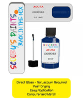 Paint For Acura Nsx Long Beach Blue Code B510P Touch Up Scratch Stone Chip Repair