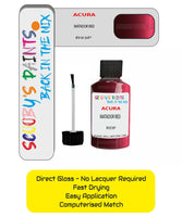 Paint For Acura Integra Matador Red Code R93P Touch Up Scratch Stone Chip Repair