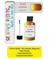 Paint For Acura Nsx New Imora Orange Code Yr536P Touch Up Scratch Stone Chip Repair