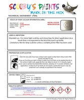 Paint For Acura Rl Champagne Mist Code Yr537P Touch Up Scratch Stone Chip Repair