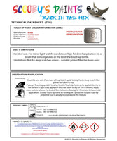 Paint For Acura Tl Heather Mist Code Yr508M-3 Touch Up Scratch Stone Chip Repair