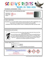 Paint For Acura Tl Laguna Green Code G91M-3 Touch Up Scratch Stone Chip Repair