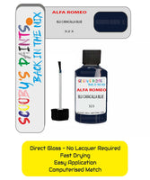 Paint For Alfa Romeo Spider Blu Caracalla Blue Code 323 Touch Up Paint
