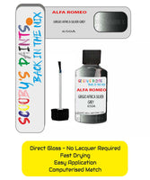 Paint For Alfa Romeo 145 Grigio Africa Grey Code 650A Touch Up Paint 1997-2008