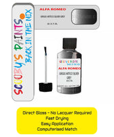 Paint For Alfa Romeo 146 Grigio Artico Grey Code 837A Touch Up Paint