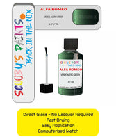 Paint For Alfa Romeo 147 Verde Acero Green Code 377A Touch Up Paint
