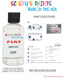 Paint For Fiat/Lancia Panda 4X4 Ambient White Code Ewp Car Touch Up Paint