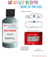 Paint For Acura Rl Aqua Silver Code Bg41P (L) Touch Up Scratch Stone Chip Repair