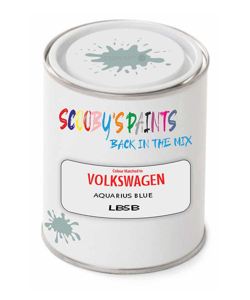 spray gun 2 pack paint Volkswagen Aquarius Blue Code: Lb5B